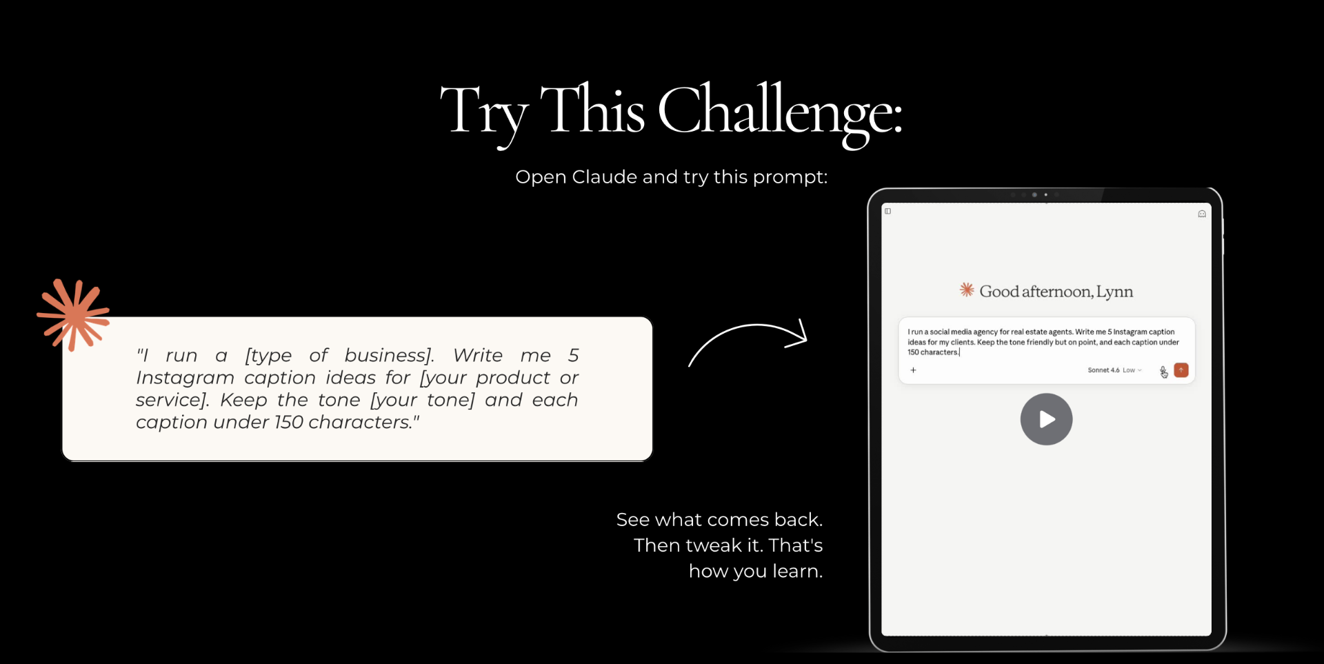Try challenge slide